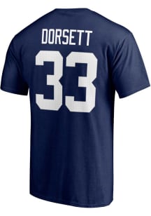 Tony Dorsett Dallas Cowboys Navy Blue RETIRED AUTHENTIC STACK Short Sleeve Player T Shirt