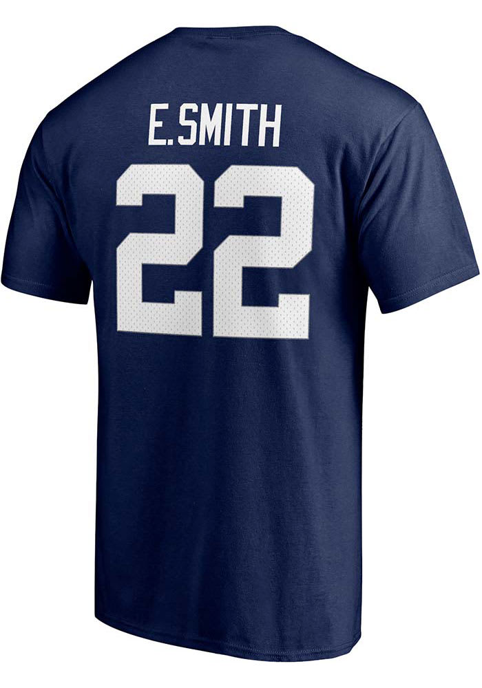 Emmitt Smith Dallas Cowboys RETIRED AUTHENTIC STACK Short Sleeve Player T Shirt NAVY