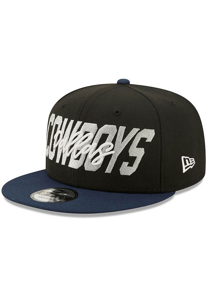 Men's New Era Black/Navy Dallas Cowboys 2022 NFL Draft 9FORTY