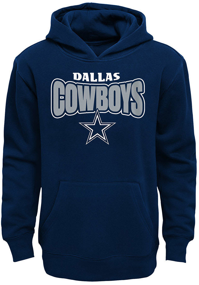 Dallas Cowboys Boys Draft Pick Hoodie - Navy Blue