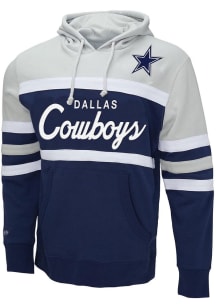 Dallas Cowboys Mens Navy Blue HEAD COACH Fashion Hood