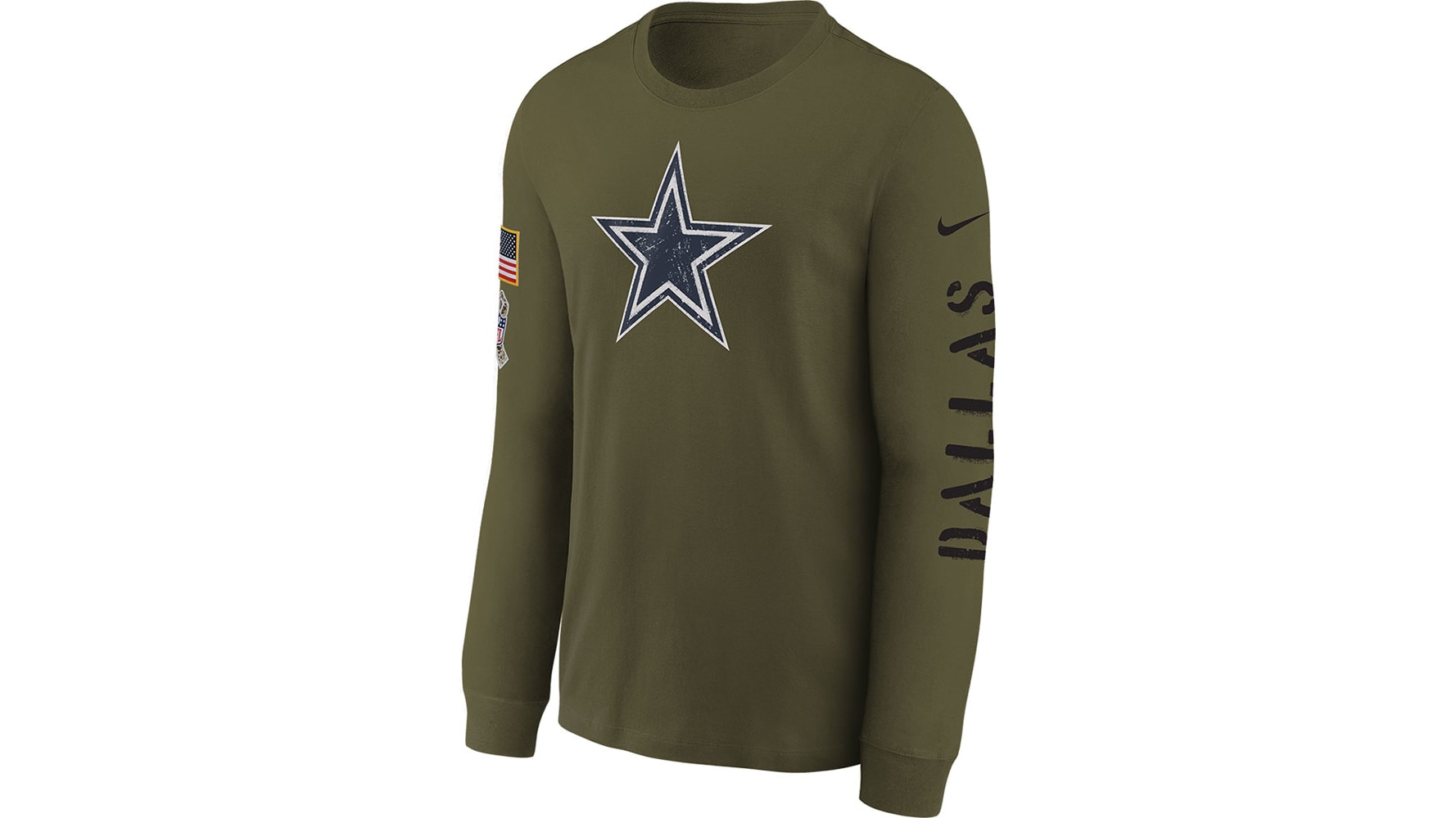 dallas cowboys salute to service long sleeve shirt