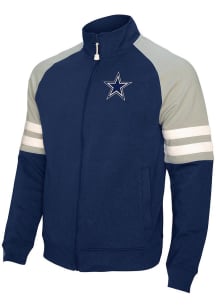 Dallas Cowboys Mens Navy Blue MVP 2.0 Track Jacket