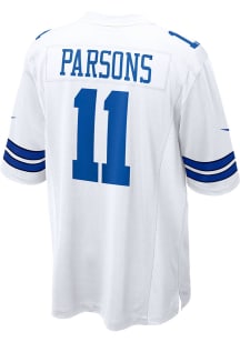 Micah Parsons  Nike Dallas Cowboys White Home Game Football Jersey