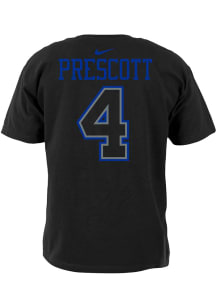 Dak Prescott Dallas Cowboys Black Outliner Short Sleeve Player T Shirt