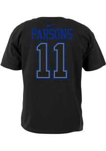 Micah Parsons Dallas Cowboys Black Outliner Short Sleeve Player T Shirt