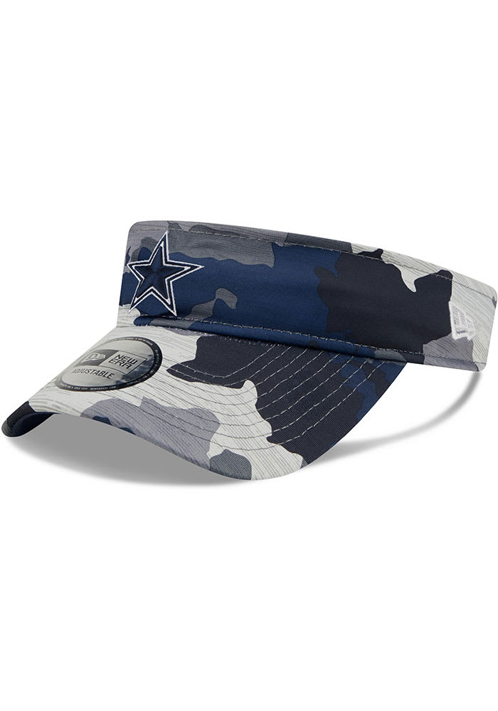 Men's New Era Navy Dallas Cowboys 2022 Sideline Adjustable Visor