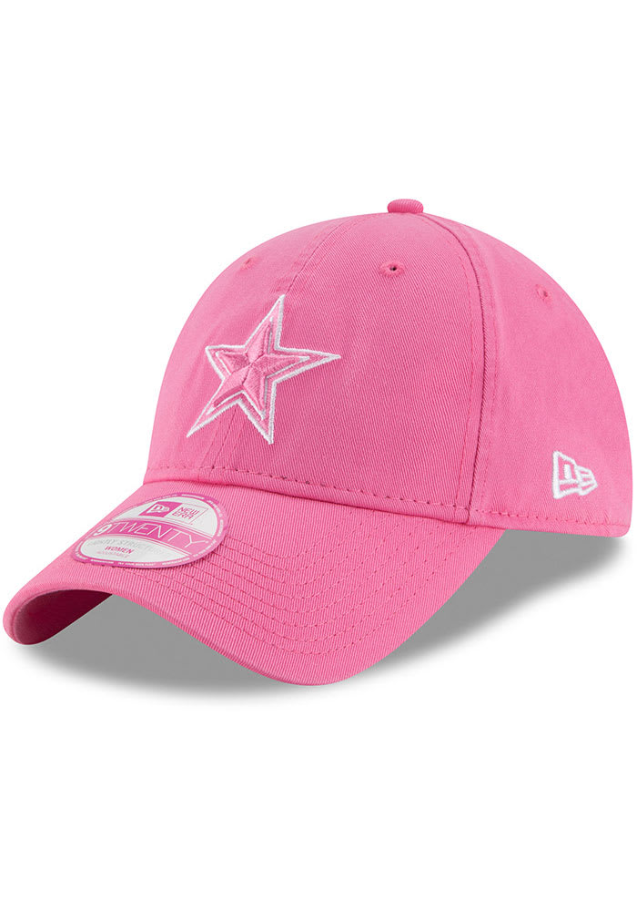 Dallas Cowboys New Era Women's Pink Star Lightly Structured