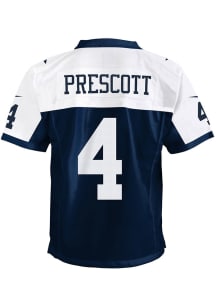 Dak Prescott Dallas Cowboys Youth Navy Blue Nike Alt 1 Throwback Football Jersey
