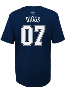 Trevon Diggs  Dallas Cowboys Boys Navy Blue NN Short Sleeve T-Shirt