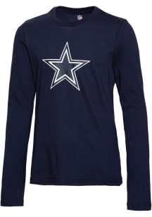 Dallas Cowboys Youth Navy Blue Primary Logo Long Sleeve T-Shirt