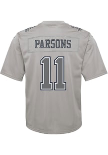 Micah Parsons Dallas Cowboys Youth Grey Nike Atmosphere Football Jersey