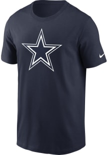 Nike Dallas Cowboys Navy Blue TEAM LOGO Short Sleeve T Shirt