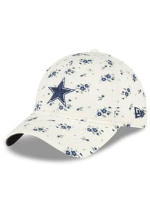 New Era Dallas Cowboys White Bloom 9TWENTY Womens Adjustable Hat