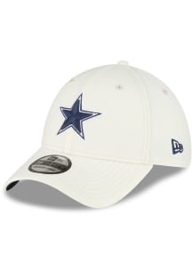 New Era Dallas Cowboys Mens White Classic 39THIRTY Flex Hat