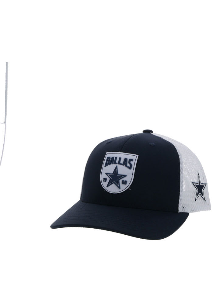 Dallas Cowboys HOOey Wordmark Rope Trucker Hat - Black