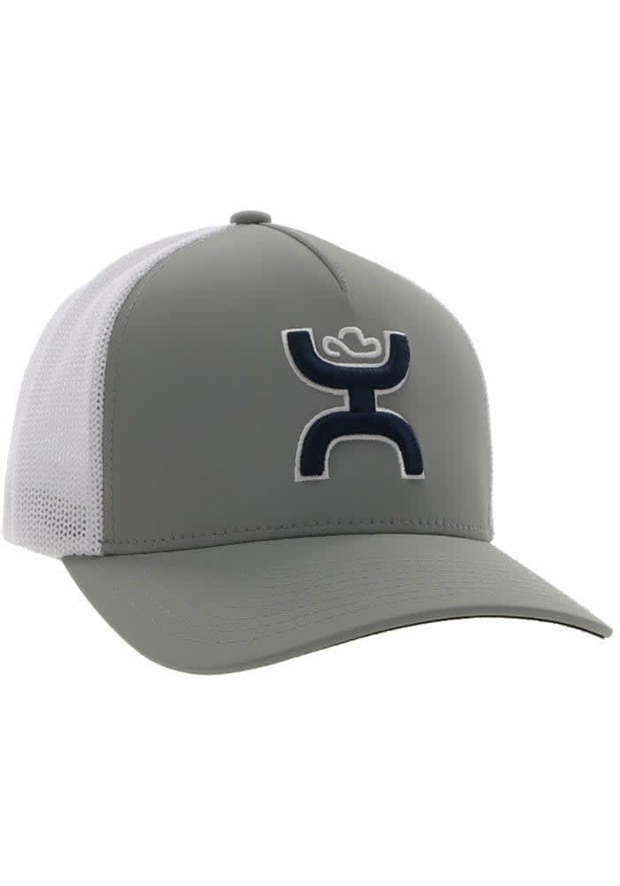 : HOOEY Men's Gray/White Dallas Cowboys Trucker Flex