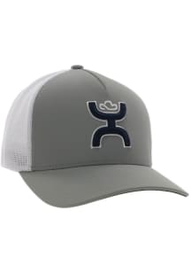 Dallas Cowboys Mens Grey Hooey Logo Meshback Flex Hat