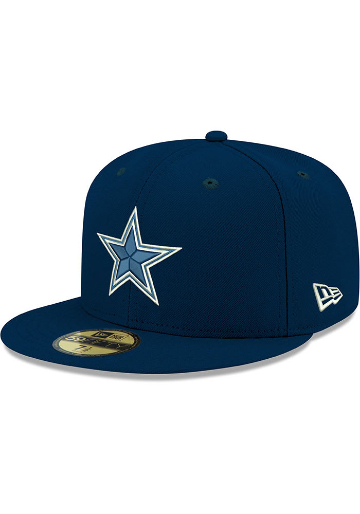 New Era 59Fifty Dallas Cowboys Super Bowl Patch Hat - Brown, Navy – Hat Club