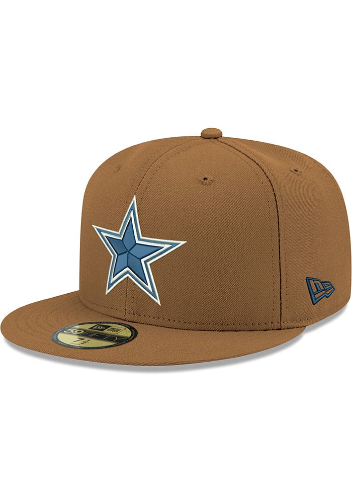 New Era 59Fifty Dallas Cowboys Super Bowl Patch Hat - Brown, Navy