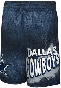 Dallas Cowboys Youth Navy Blue Heating Up Shorts