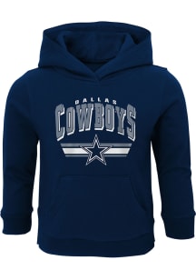 Dallas Cowboys Toddler Navy Blue MVP Long Sleeve Hooded Sweatshirt