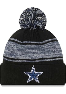 New Era Dallas Cowboys Black JR Chilled Cuff Youth Knit Hat
