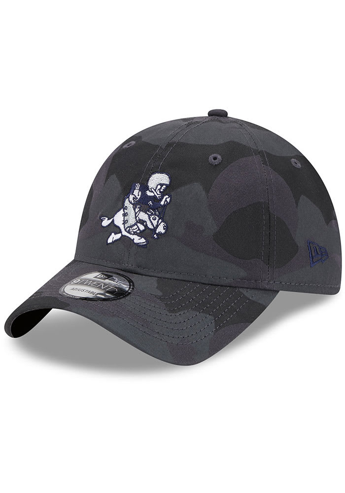 New Era Dallas Cowboys Retro Camo Core Classic 2.0 9TWENTY Adjustable Hat -  Black