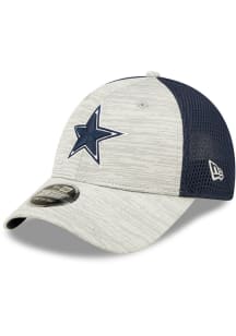 New Era Dallas Cowboys Active 9FORTY Adjustable Hat - Grey
