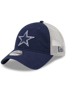 New Era Dallas Cowboys Loyal Trucker 9TWENTY Adjustable Hat - Navy Blue