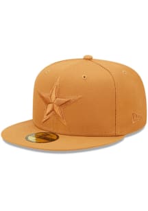 New Era Dallas Cowboys Mens Tan Color Pack 59FIFTY Fitted Hat