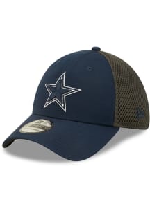 New Era Dallas Cowboys Mens Navy Blue Team Neo 39THIRTY Flex Hat