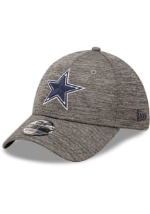 New Era Dallas Cowboys Mens Grey Essential 39THIRTY Flex Hat