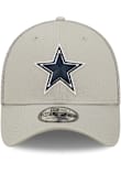 New Era Dallas Cowboys Mens Grey Team Neo 39THIRTY Flex Hat