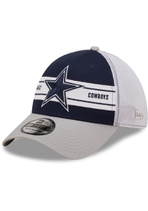 New Era Dallas Cowboys Mens Navy Blue Team Banded 39THIRTY Flex Hat