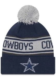 New Era Dallas Cowboys Navy Blue Repeat Cuff Mens Knit Hat