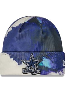 New Era Dallas Cowboys Blue 2022 Ink Dye Cuff Mens Knit Hat