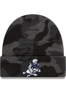 New Era Dallas Cowboys Black Camo Cuff Mens Knit Hat