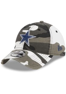 New Era Dallas Cowboys Star Logo Camo Core Classic 9TWENTY Adjustable Hat - White