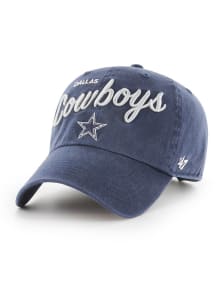 47 Dallas Cowboys Navy Blue Clean Up Womens Adjustable Hat
