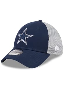 New Era Dallas Cowboys Mens Navy Blue Star Logo 2T STM Neo 39THIRTY Flex Hat