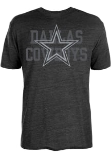 Dallas Cowboys Black Petty Triblend Short Sleeve Fashion T Shirt