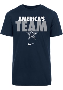 Nike Dallas Cowboys Youth Navy Blue Americas Team Short Sleeve T-Shirt