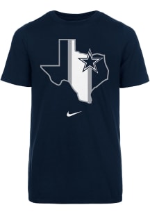 Nike Dallas Cowboys Youth Navy Blue State Short Sleeve T-Shirt