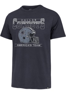 47 Dallas Cowboys Navy Blue Time Lock Franklin Short Sleeve Fashion T Shirt