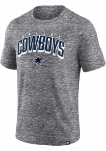 Dallas Cowboys Grey Fundamental Full Extrusion Short Sleeve T Shirt