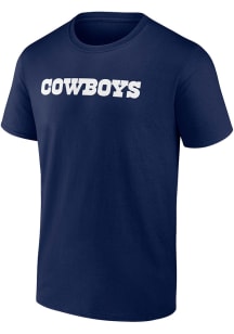 Dallas Cowboys Navy Blue Fundamental Homefield Advantage Short Sleeve T Shirt