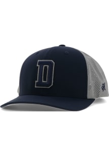 Dallas Cowboys D Logo 2T Snap Trucker Adjustable Hat - Navy Blue
