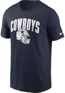Nike Dallas Cowboys Navy Blue ALT HELMET Short Sleeve T Shirt