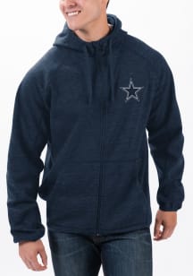 Dallas Cowboys Mens Navy Blue Playmaker Medium Weight Jacket